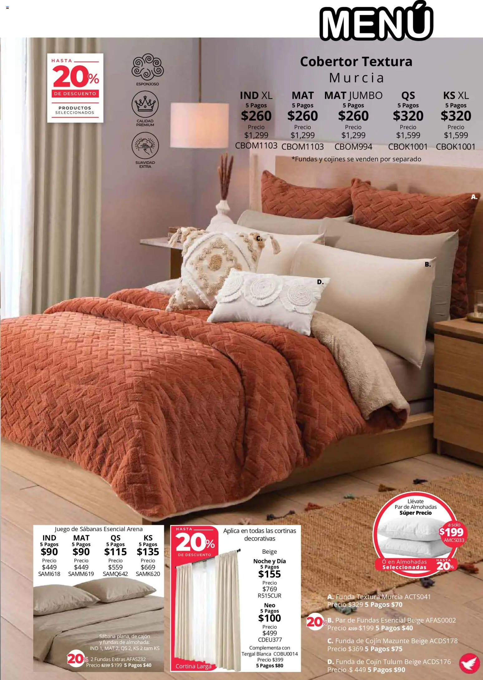 Vista previa las ofertas de la tienda Colchas Concord - Colchas Concord catálogo Colección Cobertor desde el 01/08/2026 