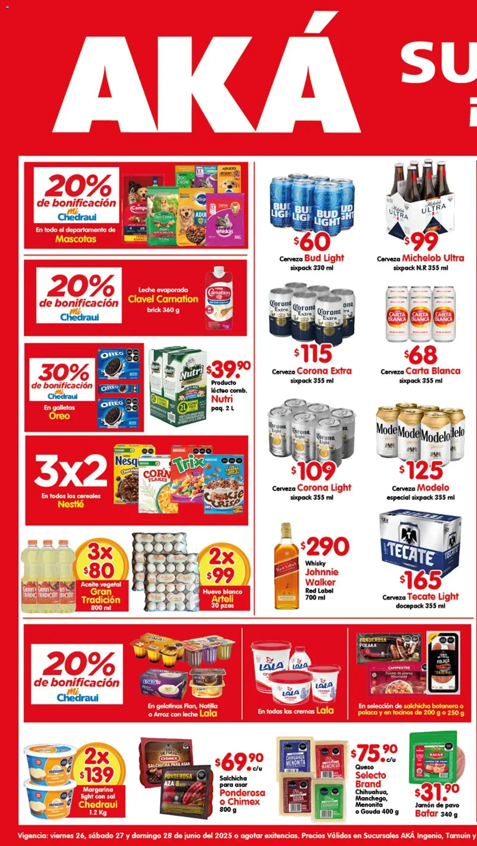 Vista previa las ofertas de la tienda Arteli - Arteli folleto Aká Superbodegas Foraneas desde el 26/06/2026 