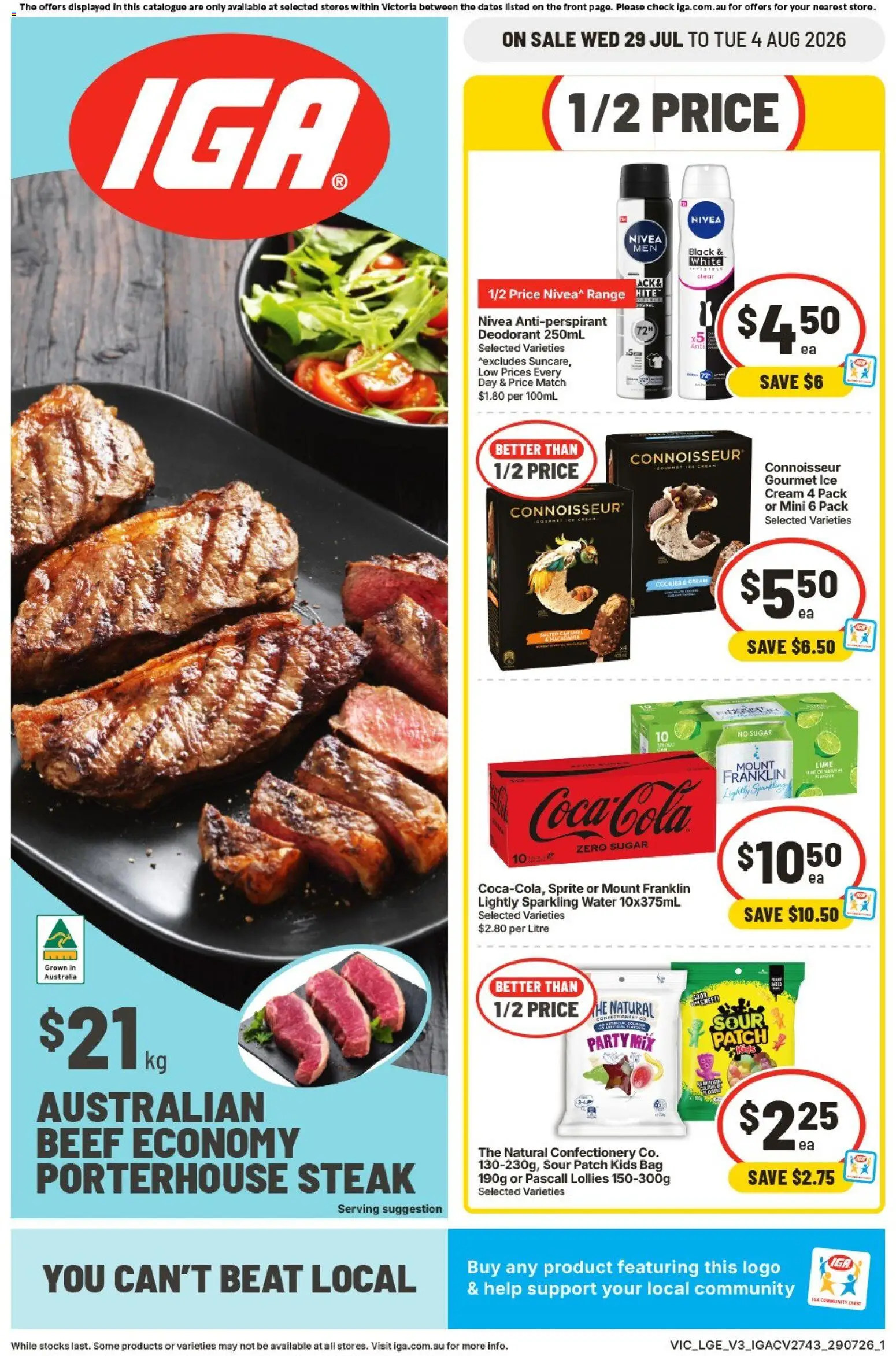 Preview of catalogue IGA catalogue from shop IGA valid 29/07/2026