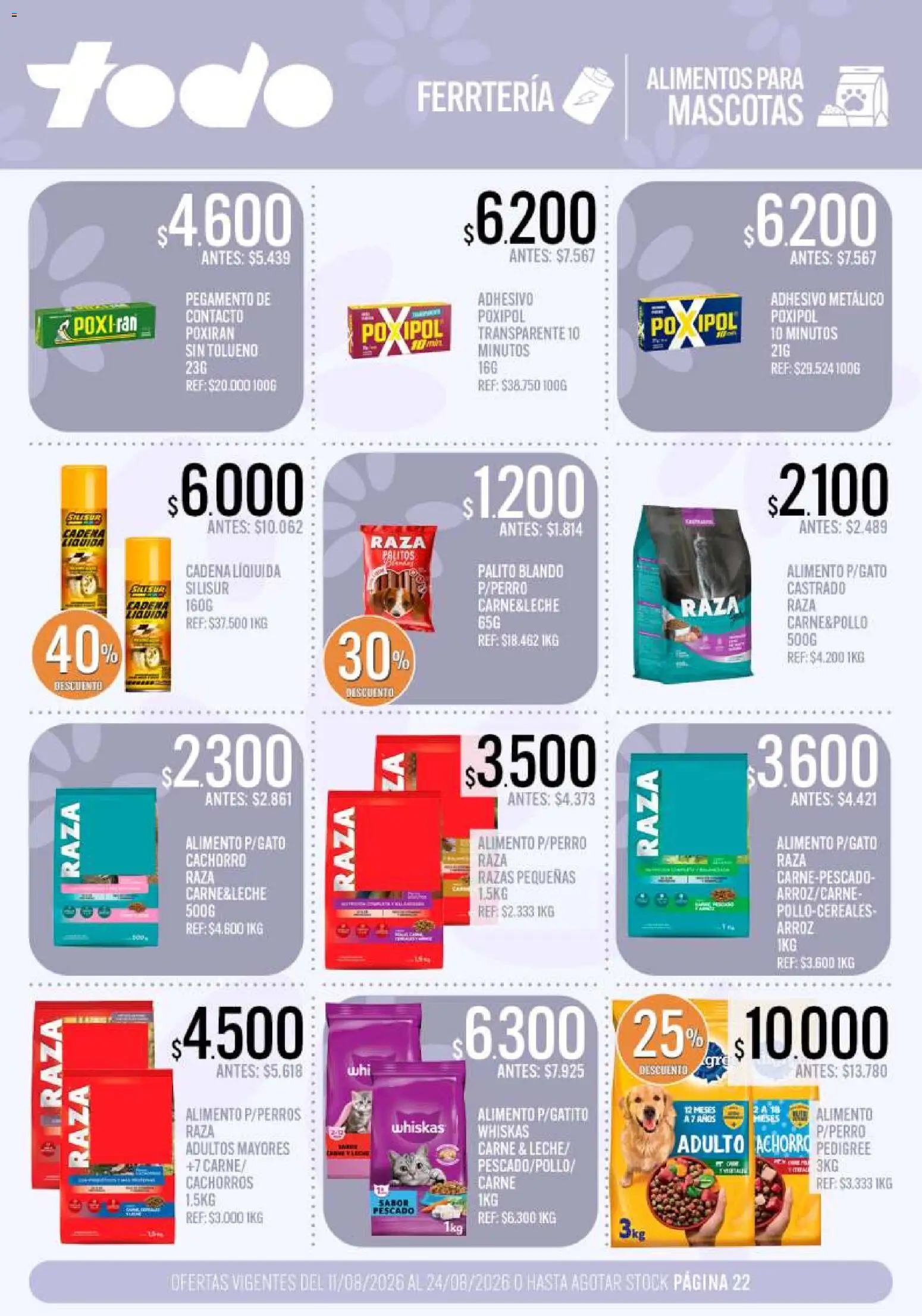 Vista previa del folleto de la tienda Supermercados TODO válido desde el 11/08/2026 