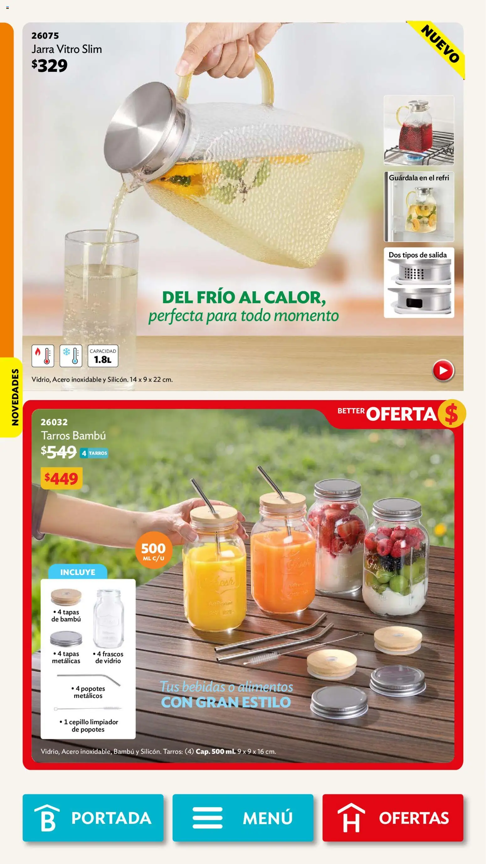Vista previa las ofertas de la tienda Betterware - Betterware campaña 10 2026 desde el 28/09/2026 - Bebidas, Alimentos, Cepillo, Jarra, Limpiador