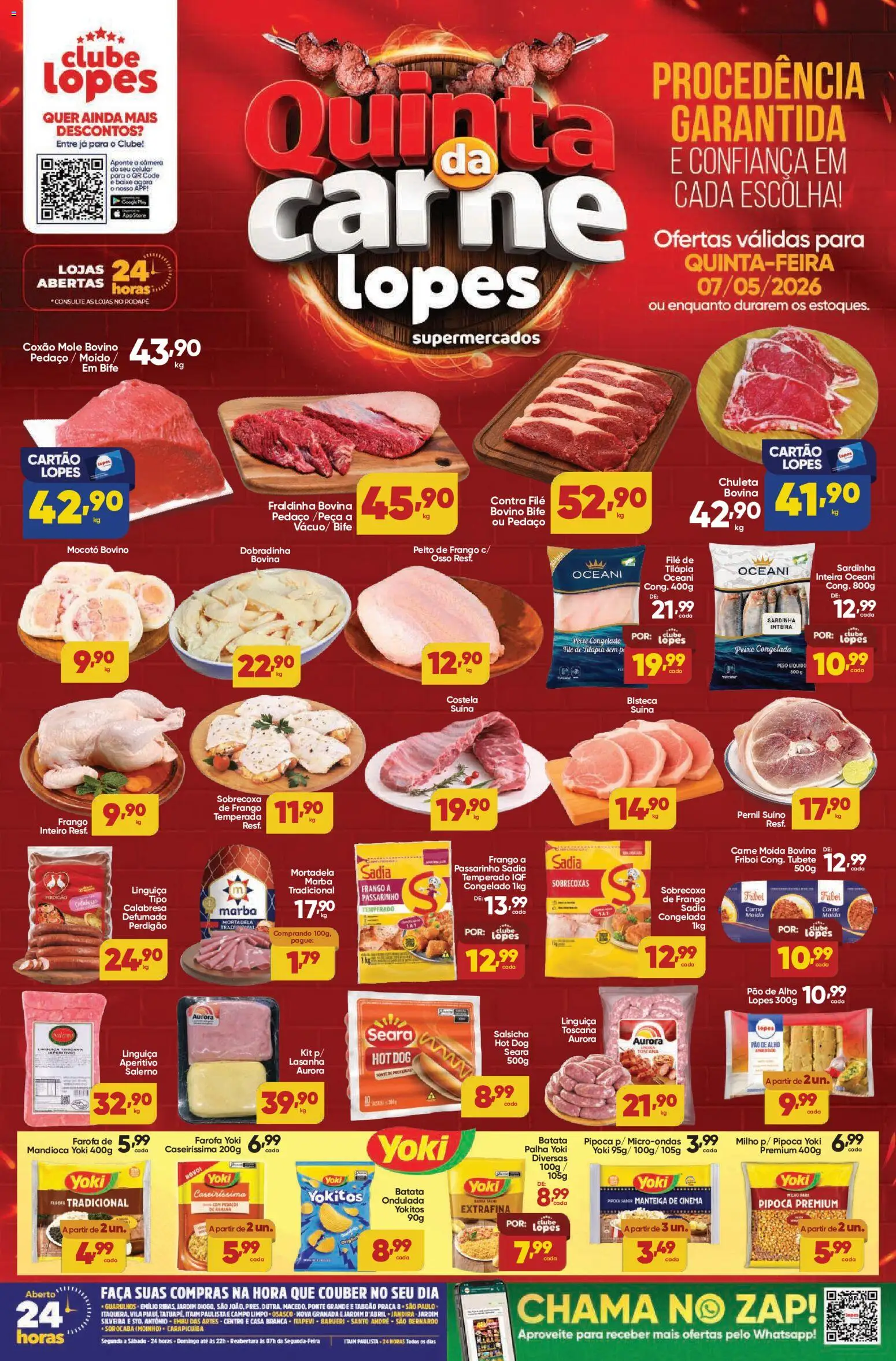 Pré-Visualização do folheto "Lopes Supermercados - Ofertas da semana" da loja Lopes Supermercados válido a partir de 07/05/2026