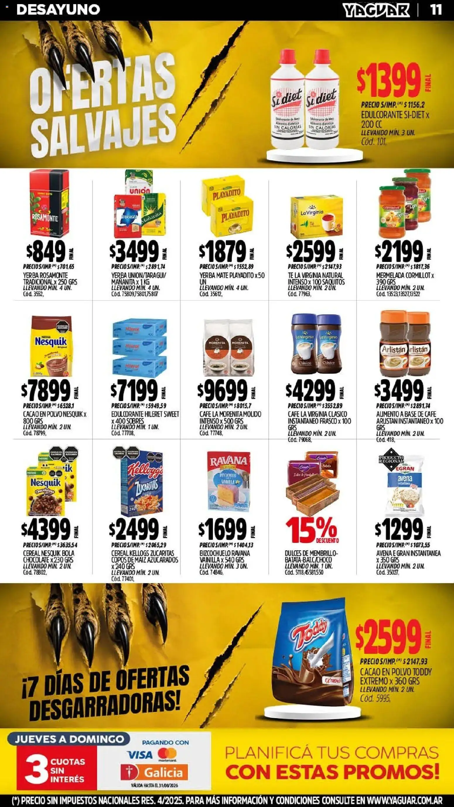 Vista previa del folleto de la tienda Yaguar válido desde el 10/08/2026 
