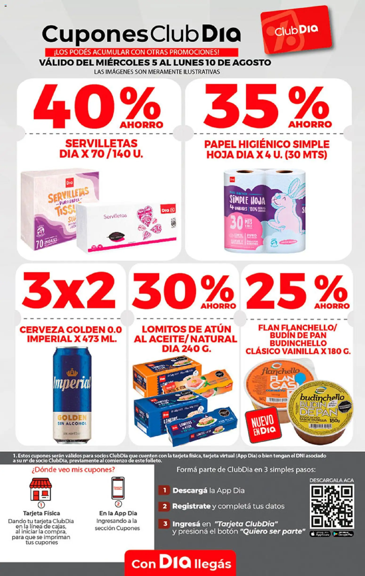 Vista previa del folleto de la tienda Dia válido desde el 05/08/2026 