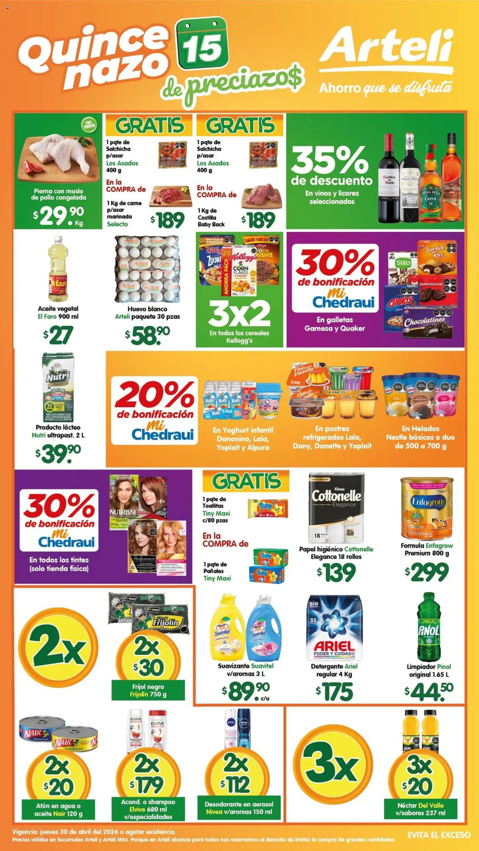 Vista previa las ofertas de la tienda Arteli - Arteli folleto Tuxpan desde el 30/04/2026 