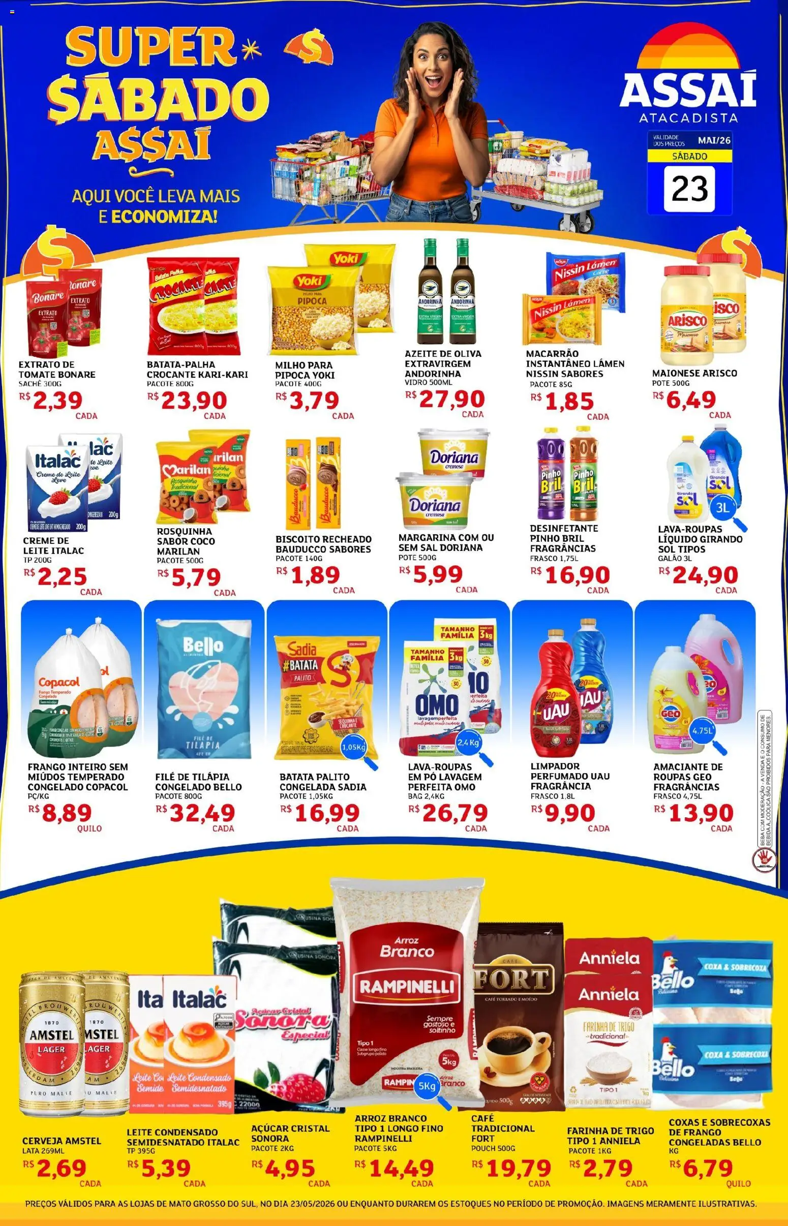 Pré-Visualização do folheto "Assaí Atacadista ofertas - MS" da loja Assaí Atacadista válido a partir de 23/05/2026