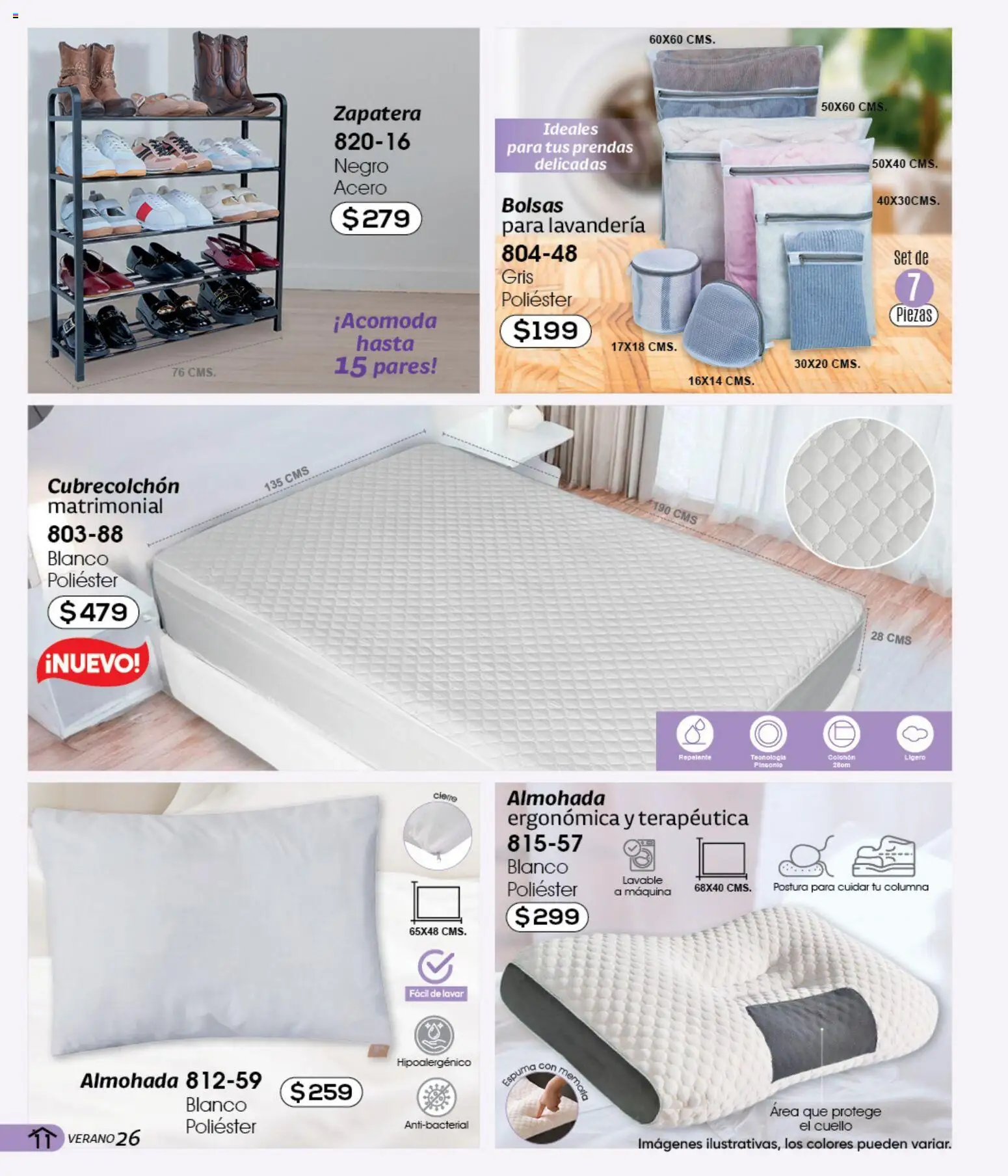 Vista previa las ofertas de la tienda Cklass - Cklass catálogo Verano Handbags desde el 05/03/2026 - Almohada, Espuma, Repelente