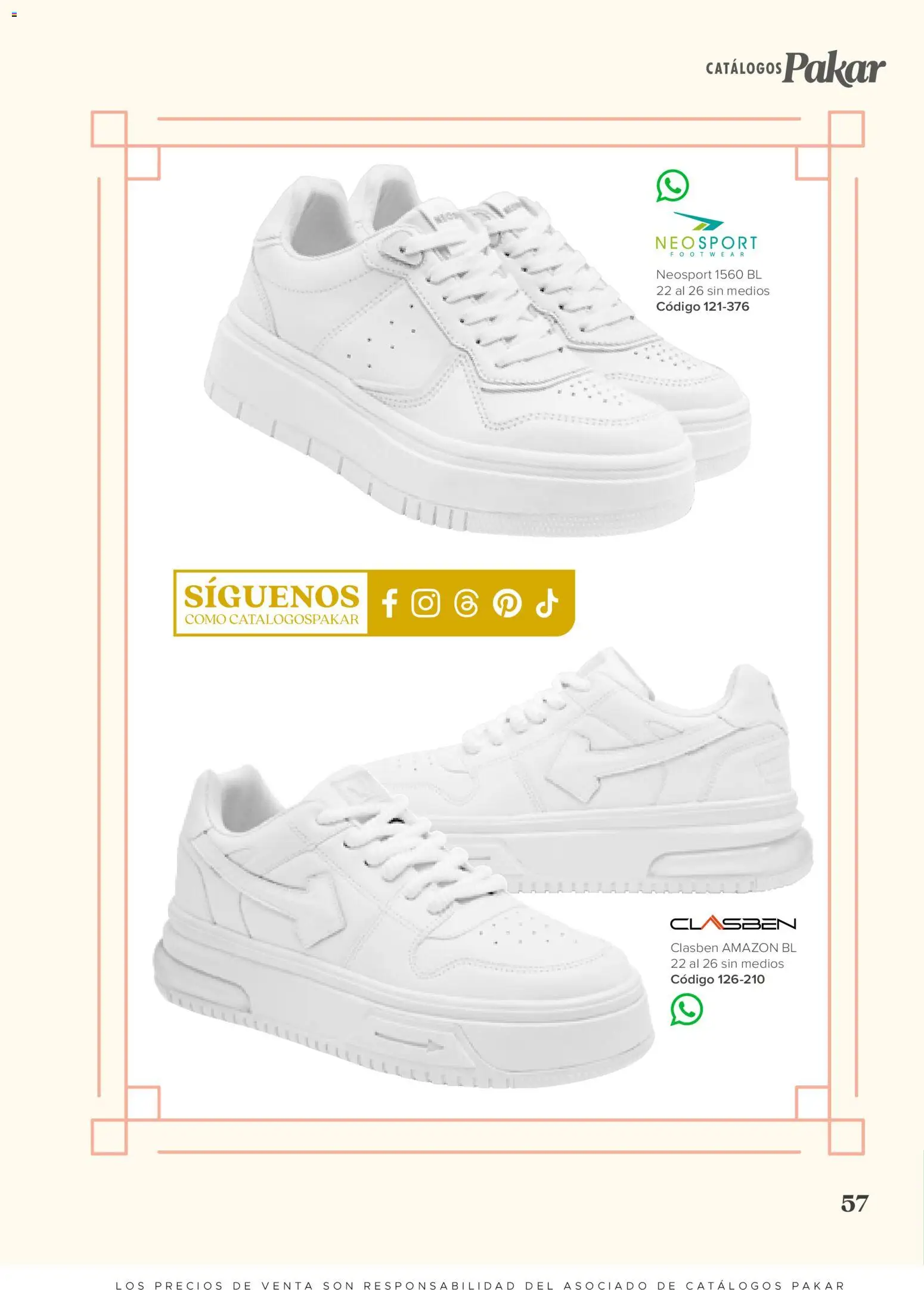 Vista previa las ofertas de la tienda SC Pakar - SC Pakar catálogo Junior desde el 31/07/2026 