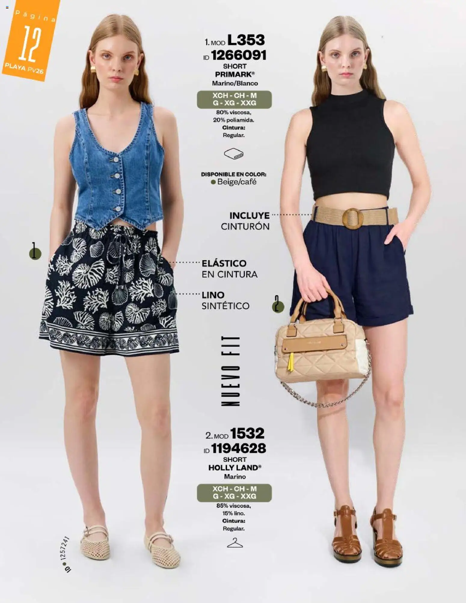 Vista previa las ofertas de la tienda Price Shoes - Catálogo Playa desde el 13/02/2026 - Short, Cinturón