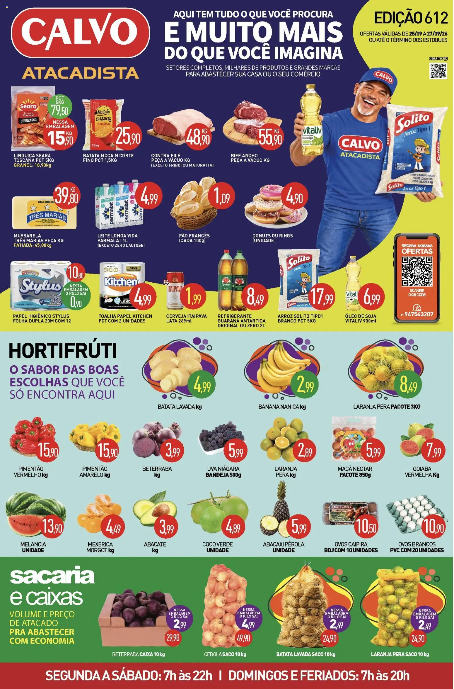Pré-Visualização do folheto "Calvo Atacadista - Ofertas da semana" da loja Calvo Atacadista válido a partir de 25/09/2026