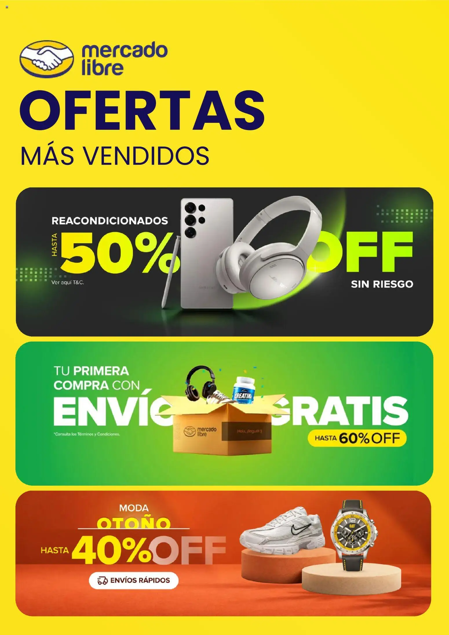 Vista previa las ofertas de la tienda Mercado Libre - Mercado Libre catálogo desde el 24/10/2026 