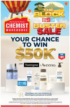 Preview of catalogue Chemist Warehouse catalogue from shop Chemist Warehouse valid 01/10/2026