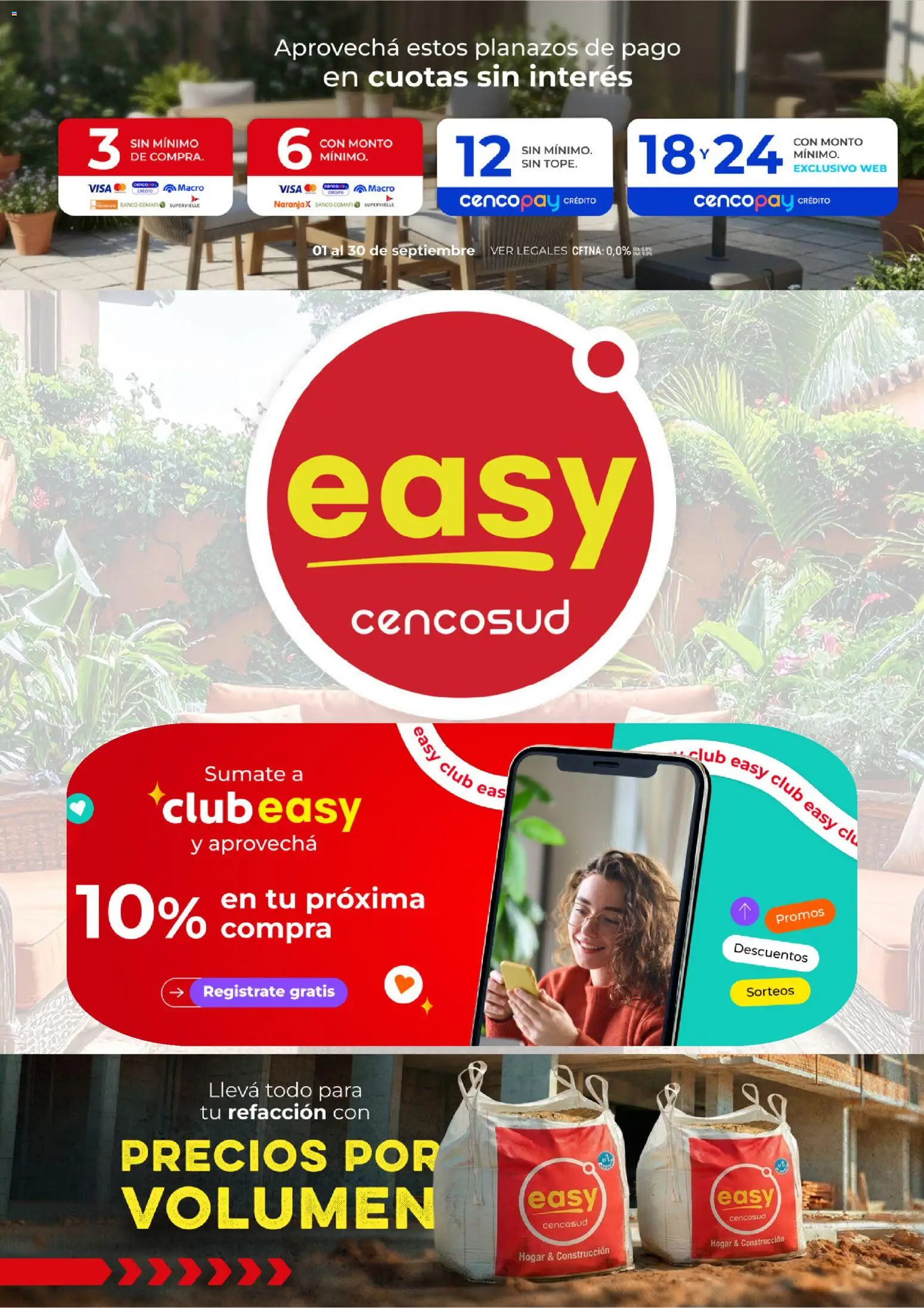 Vista previa del folleto de la tienda Easy válido desde el 07/09/2026 