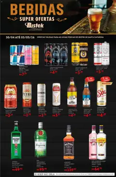 Pré-Visualização do folheto "Bistek Supermercados ofertas Bebidas" da loja Bistek Supermercados válido a partir de 30/04/2026