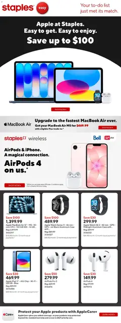Preview of leaflet Staples weekly flyer / circulaire from shop Staples is valid from Jun 05, 2026