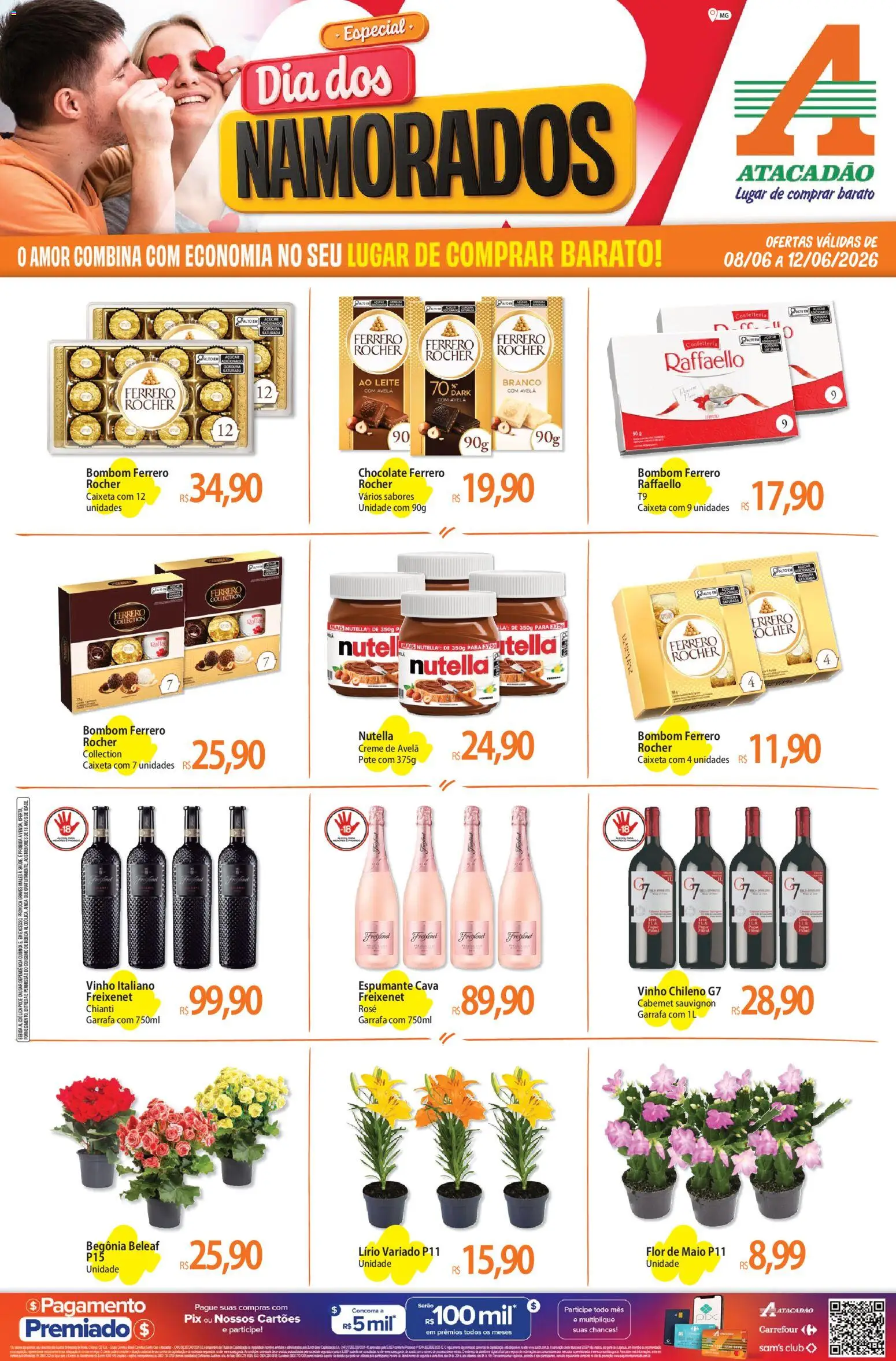 Pré-Visualização do folheto "Atacadão ofertas - MG" da loja Atacadão válido a partir de 08/06/2026