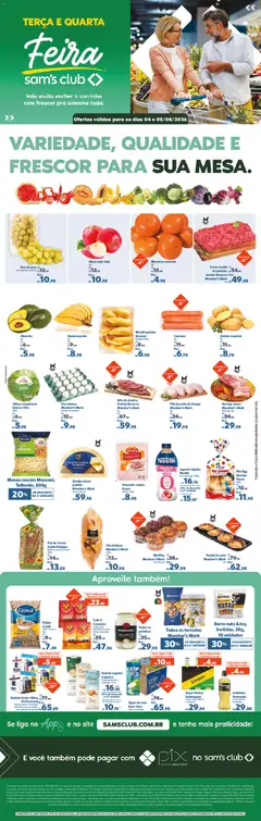 Pré-Visualização do folheto "Sam's Club - Ofertas da semana" da loja Sam's Club válido a partir de 04/08/2026