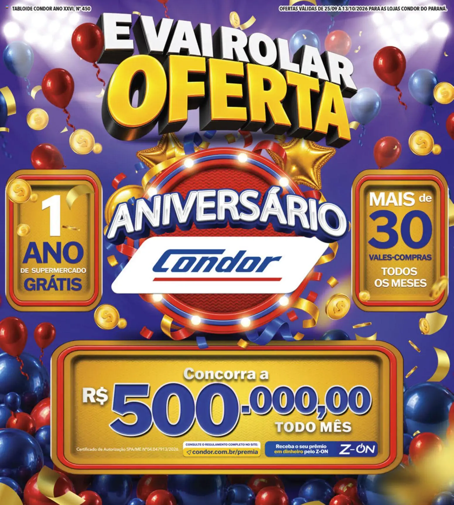 Pré-Visualização do folheto "Supermercados Condor - Ofertas da semana" da loja Supermercados Condor válido a partir de 25/09/2026