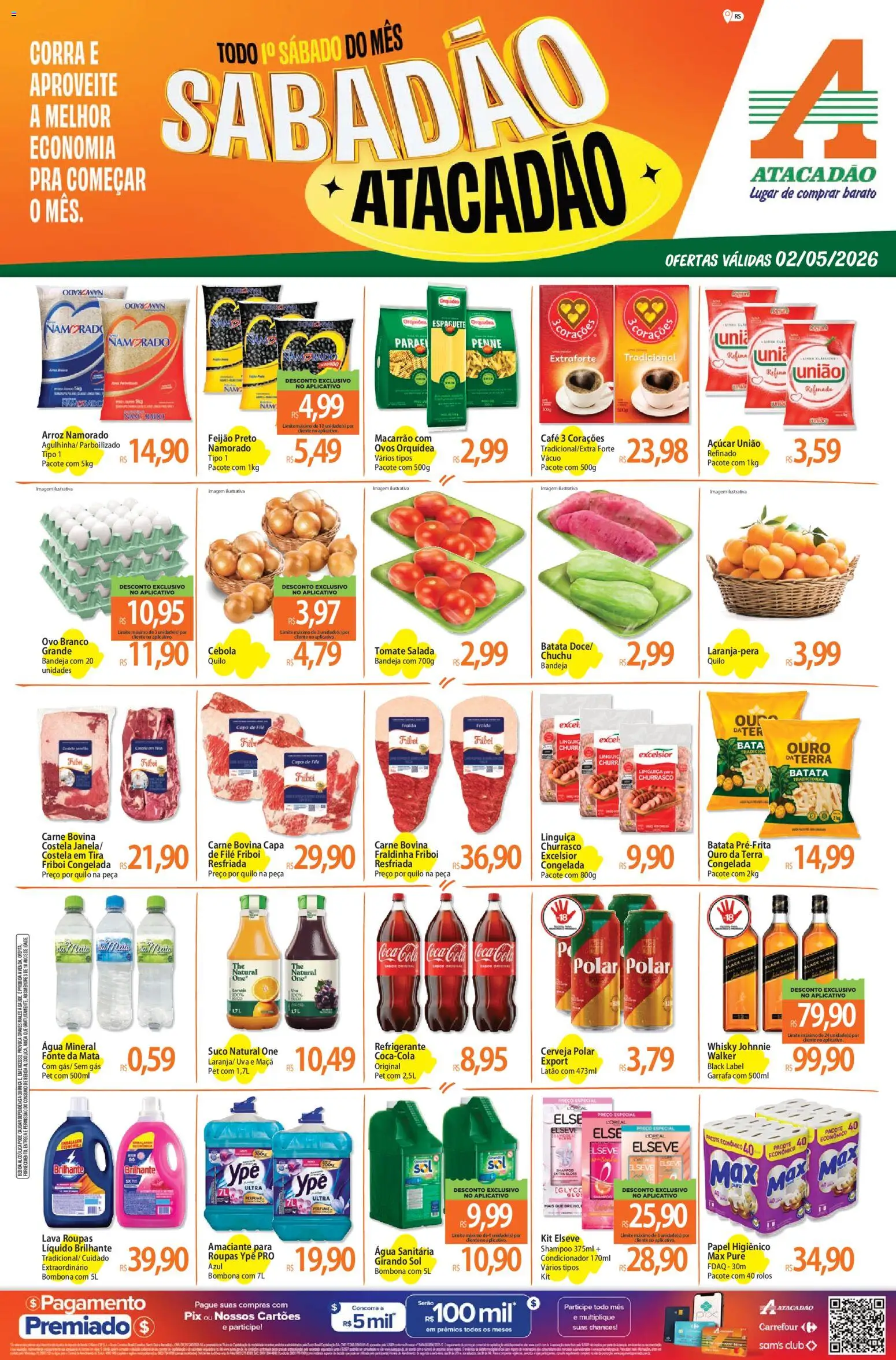 Pré-Visualização do folheto "Atacadão ofertas - RS" da loja Atacadão válido a partir de 02/05/2026