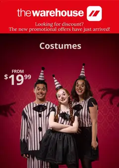 Preview of catalogue The Warehouse Halloween from shop The Warehouse valid 21 Oct 2026