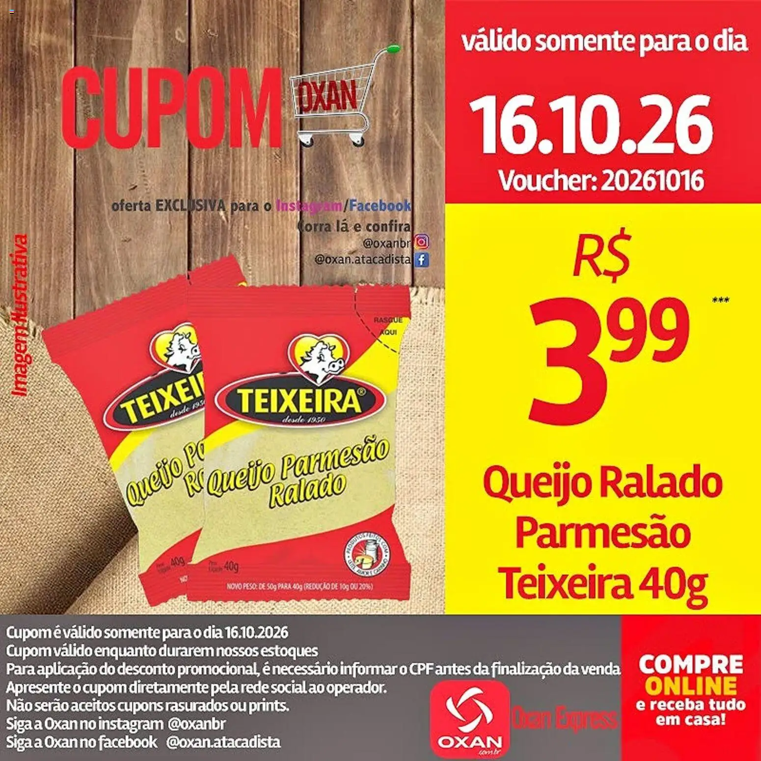 Pré-Visualização do folheto "Oxan Atacadista - Ofertas da semana" da loja Oxan Atacadista válido a partir de 16/10/2026