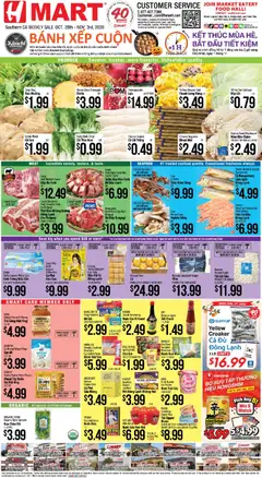 Ad Preview of Hmart Hmart Weekly Ad - VIETNAMESE - CA from 10/28/2026