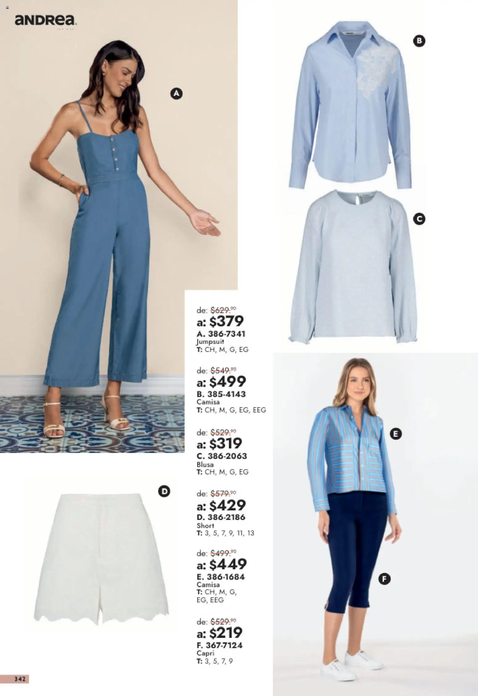Vista previa las ofertas de la tienda Andrea - Andrea catálogo Outlet desde el 26/07/2026 