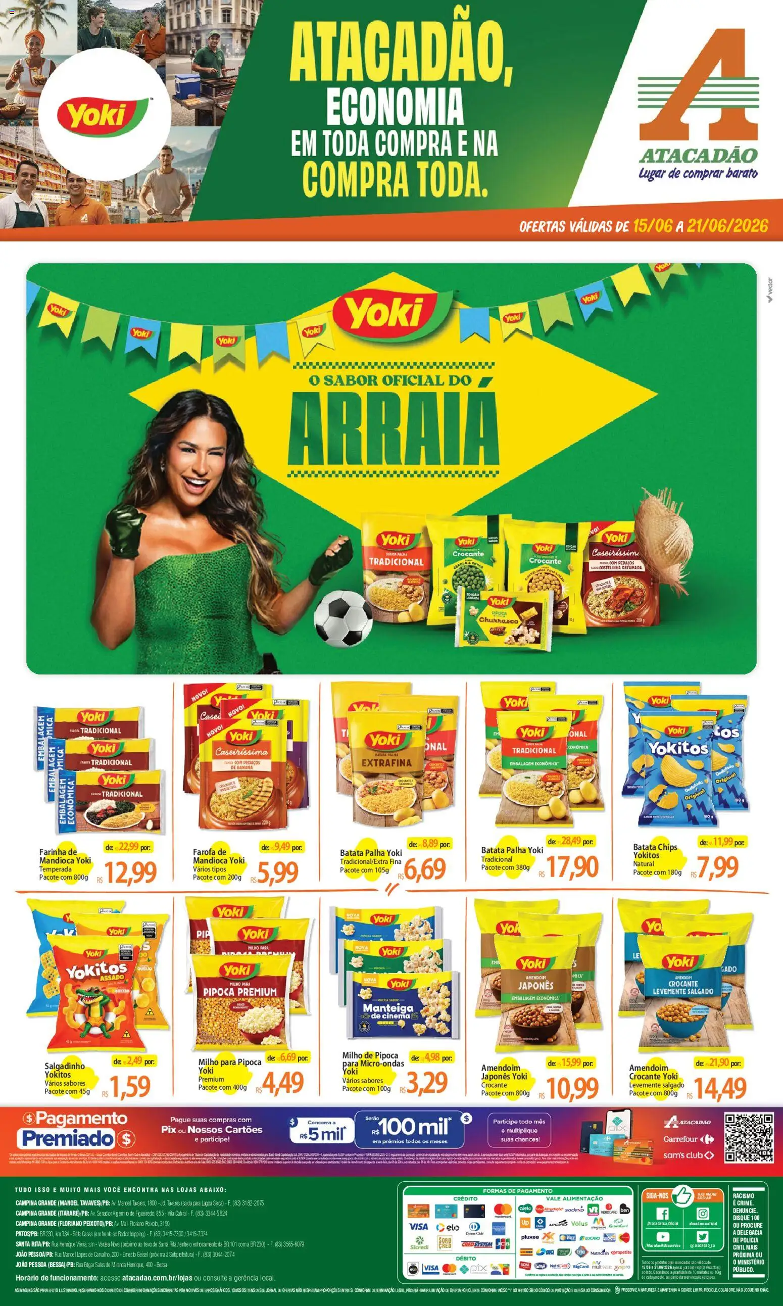 Pré-Visualização do folheto "Atacadão ofertas - PB" da loja Atacadão válido a partir de 15/06/2026