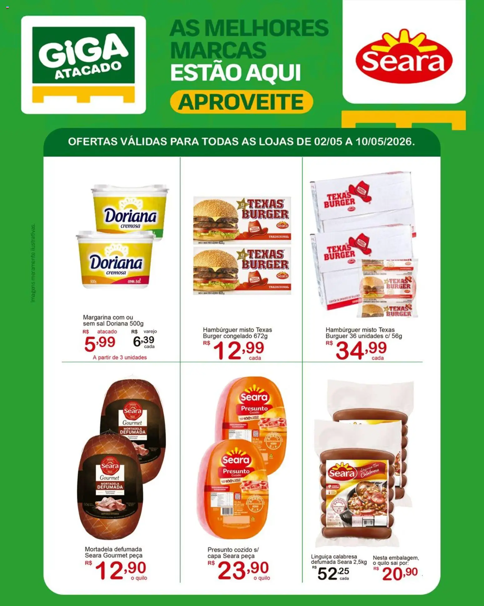 Pré-Visualização do folheto "GIGA Atacado ofertas Seara" da loja GIGA Atacado válido a partir de 02/05/2026