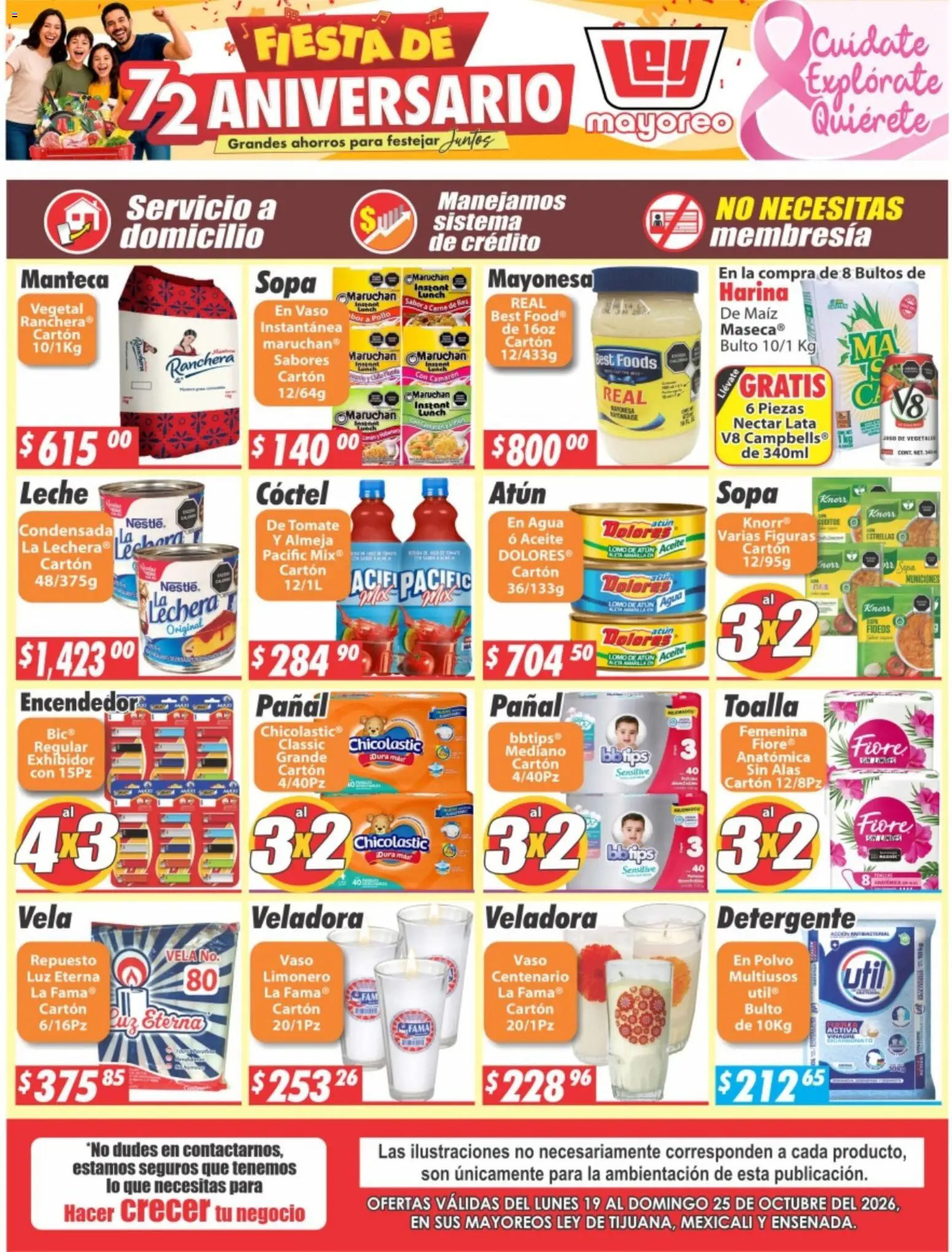 Vista previa las ofertas de la tienda Casa Ley - Casa Ley folleto Frontera desde el 19/10/2026 