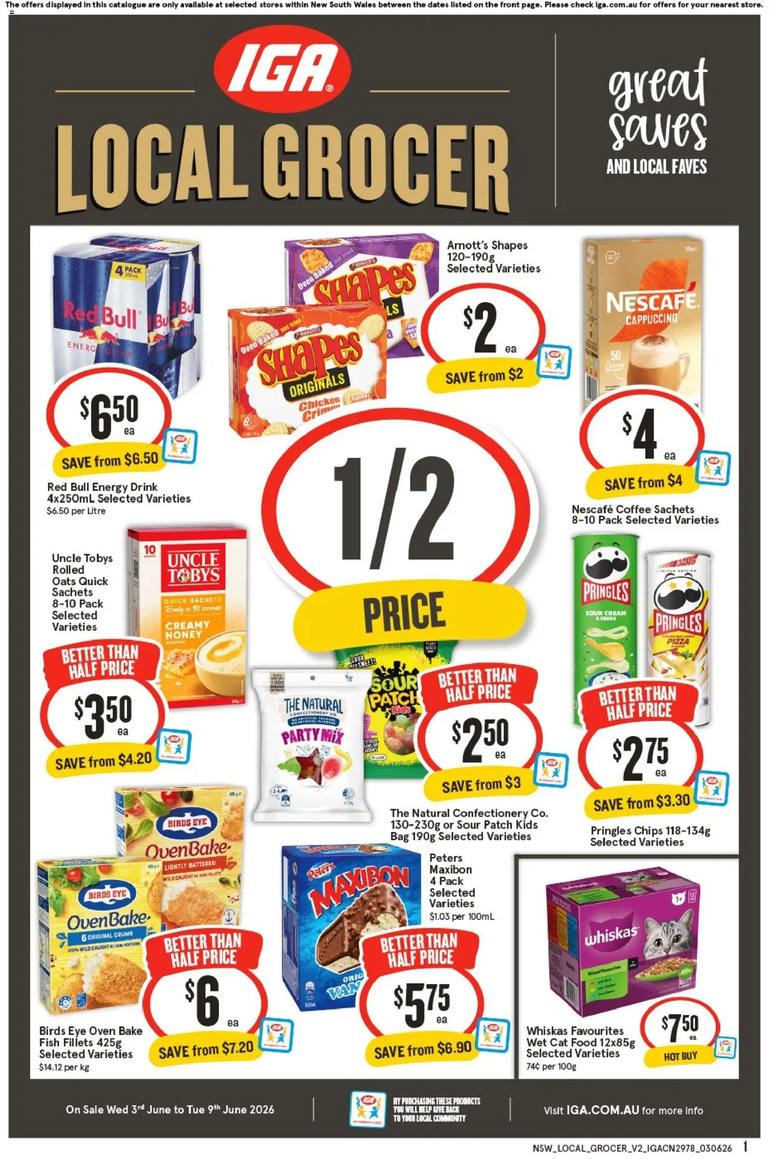 Preview of catalogue IGA Local Grocer NSW from shop IGA valid 03/06/2026