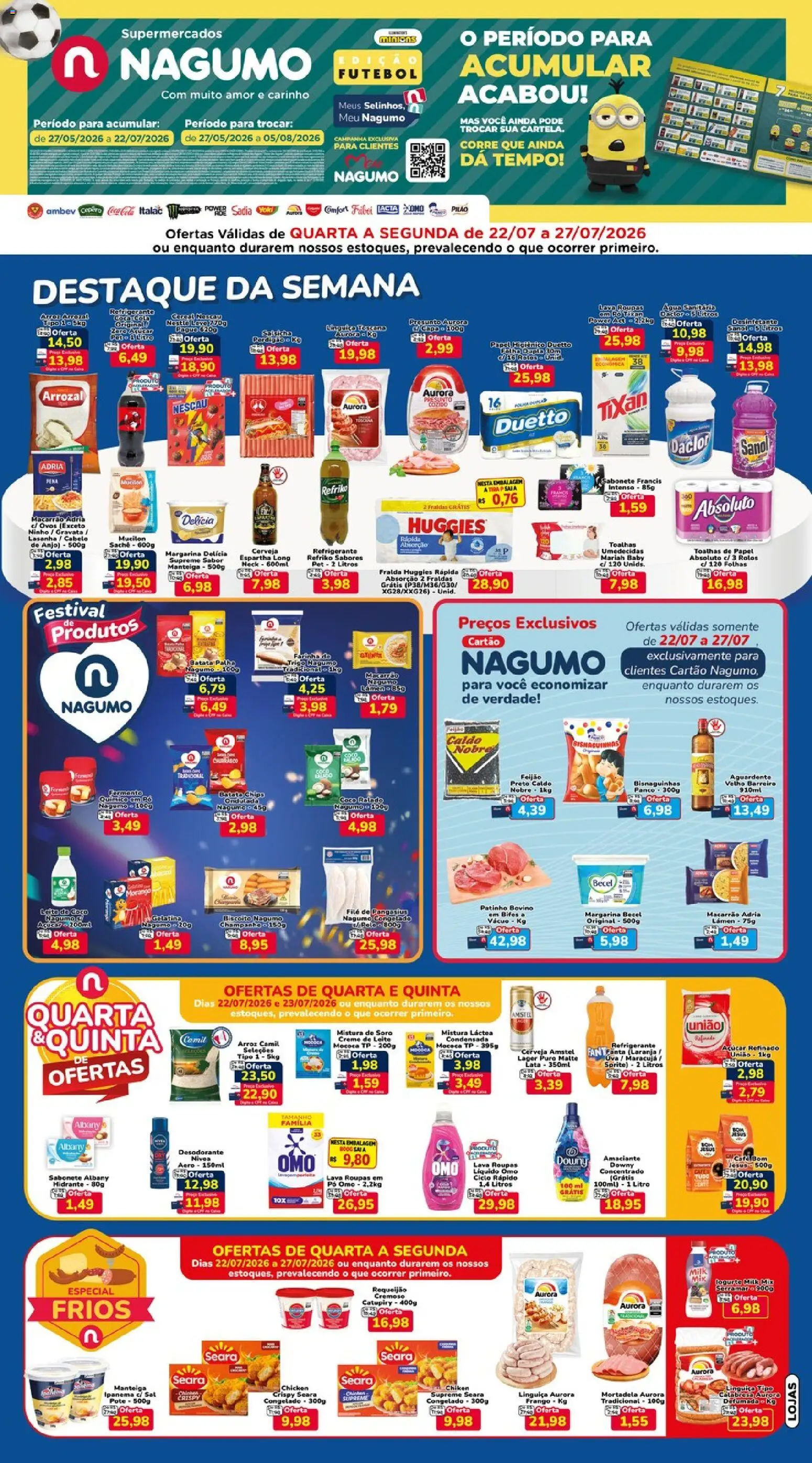 Pré-Visualização do folheto "Nagumo - Ofertas da semana" da loja Nagumo válido a partir de 22/07/2026
