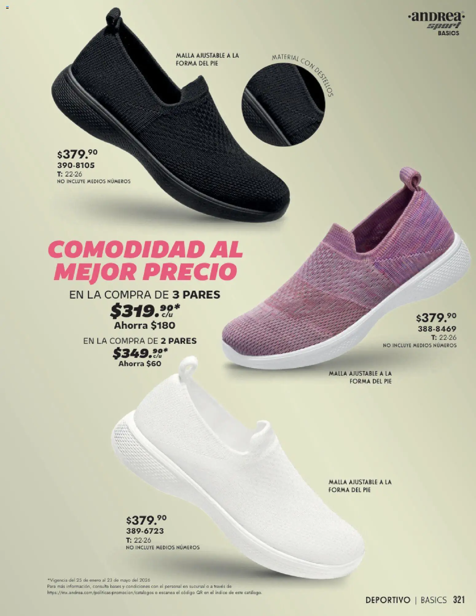 Vista previa las ofertas de la tienda Andrea - Catálogo Calzado Dama desde el 25/01/2026 