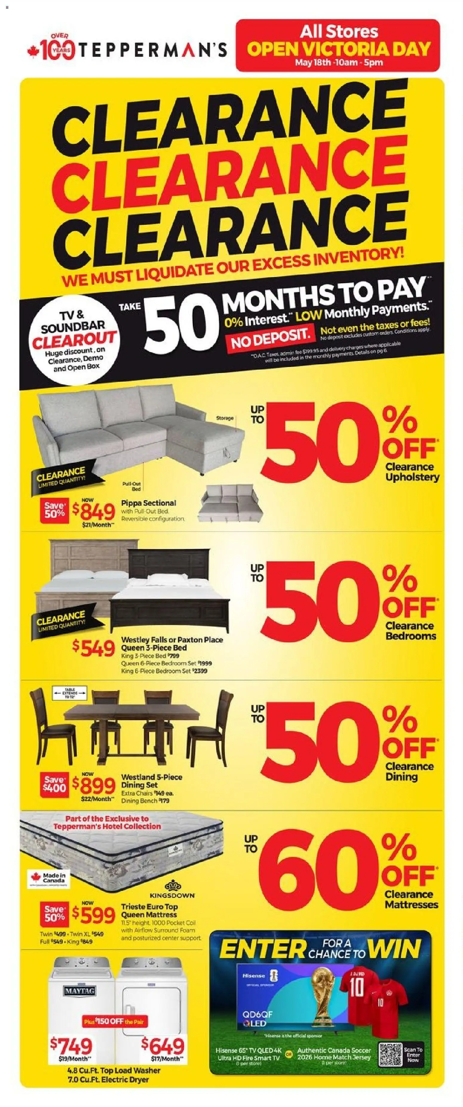 Preview of leaflet Tepperman's weekly flyer / circulaire from shop Tepperman's is valid from May 15, 2026