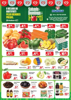 Pré-Visualização do folheto "Mateus ofertas Sabado e Domingo do Horti" da loja Mateus válido a partir de 24/10/2026