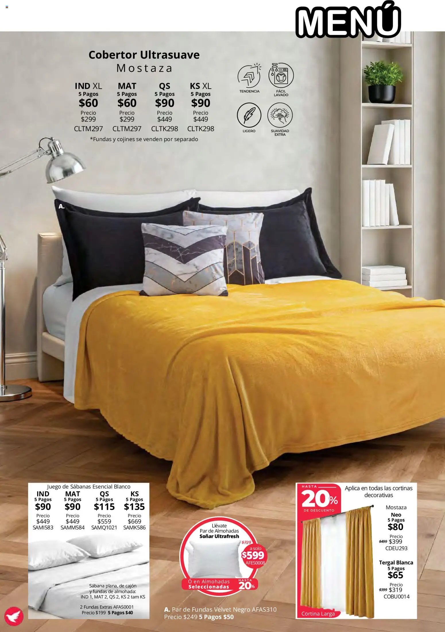 Vista previa las ofertas de la tienda Colchas Concord - Colchas Concord catálogo Colección Cobertor Calor de Hogar desde el 15/10/2026 