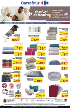 Pré-Visualização do folheto "Carrefour ofertas Festival do Banho" da loja Carrefour válido a partir de 01/05/2026
