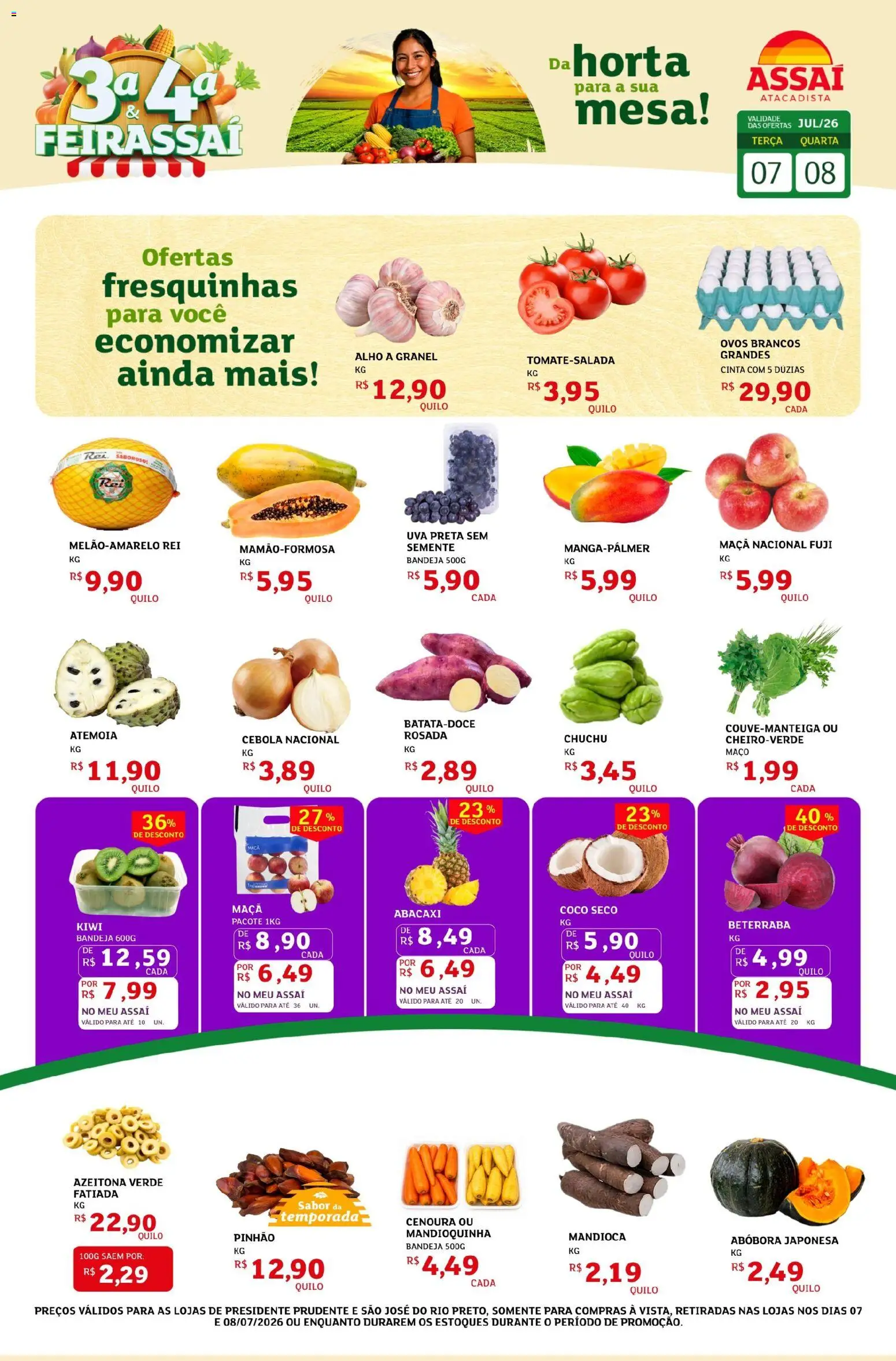 Pré-Visualização do folheto "Assaí Atacadista ofertas - SP" da loja Assaí Atacadista válido a partir de 07/07/2026