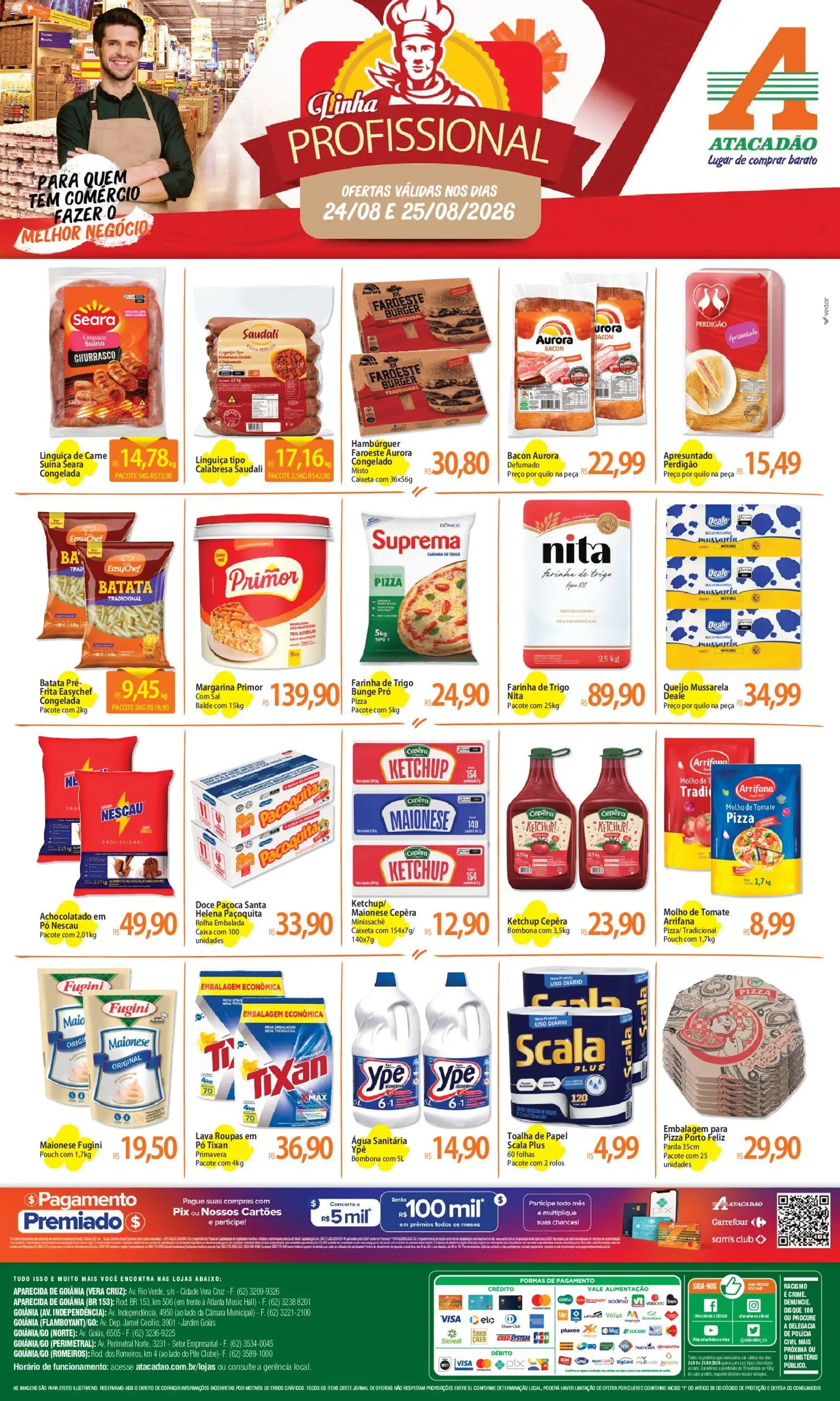 Pré-Visualização do folheto "Atacadão ofertas - GO" da loja Atacadão válido a partir de 24/08/2026
