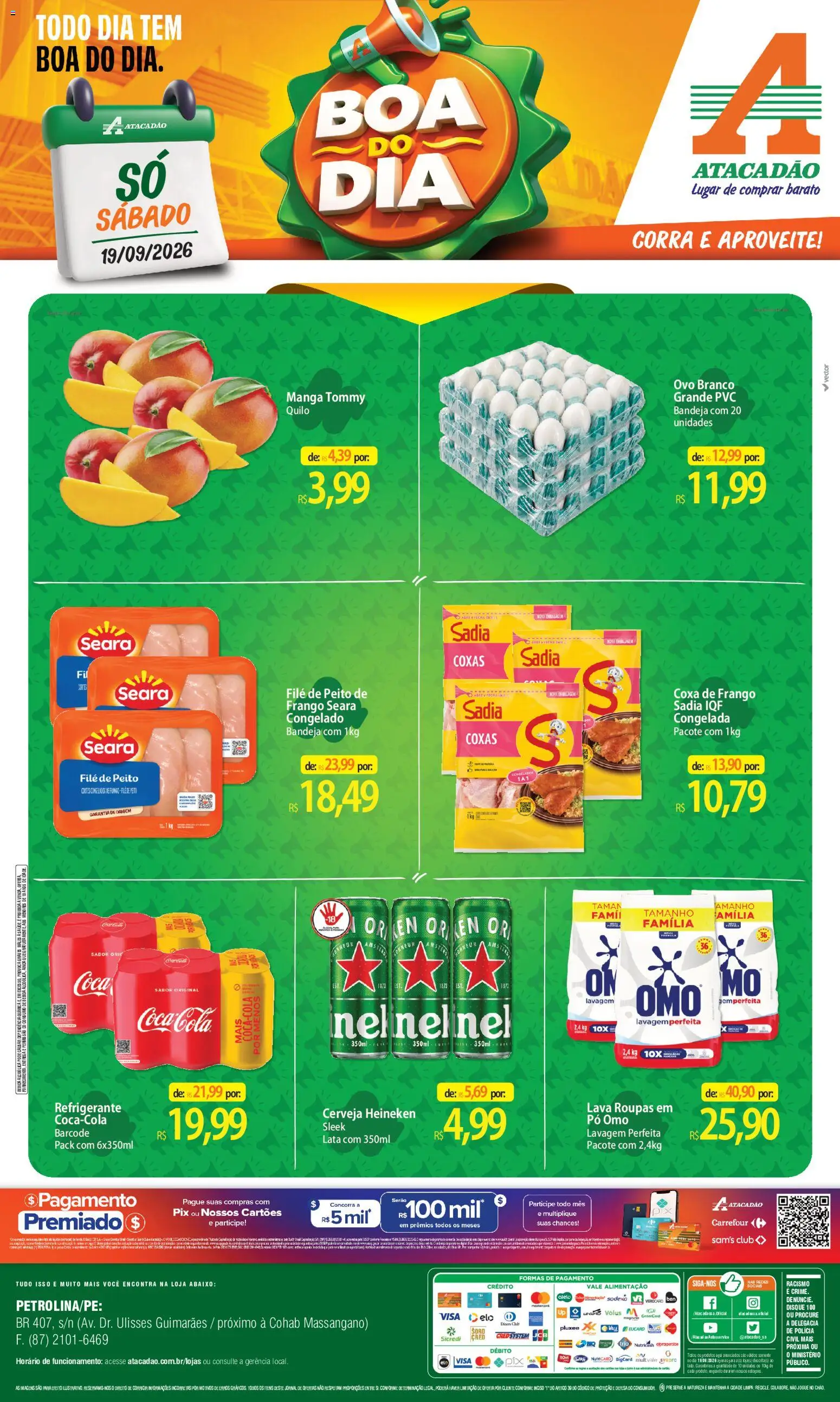 Pré-Visualização do folheto "Atacadão ofertas - PE" da loja Atacadão válido a partir de 19/09/2026