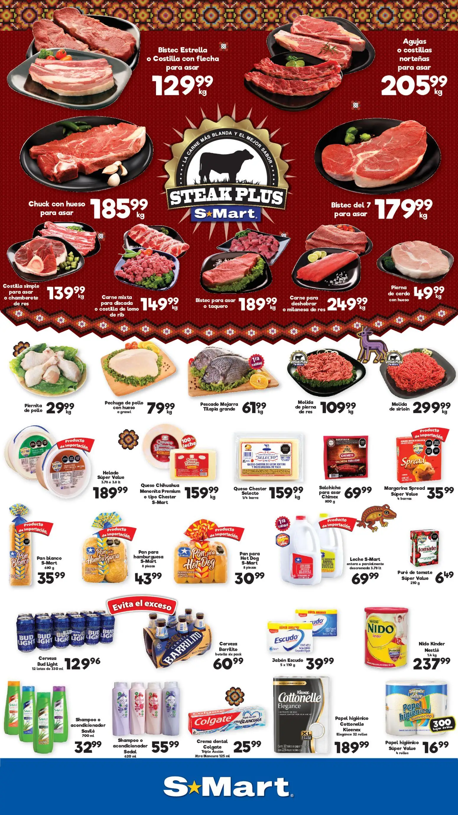 Vista previa las ofertas de la tienda S-Mart - S-Mart folleto Matamoros, Nuevo Laredo, Reynosa desde el 04/09/2026 