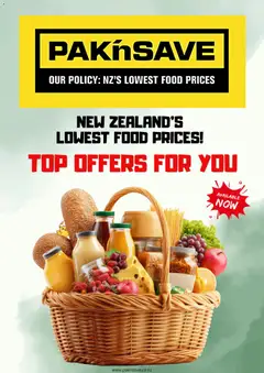 Preview of catalogue PAK’nSAVE catalogue from shop PAK’nSAVE valid 11 May 2026