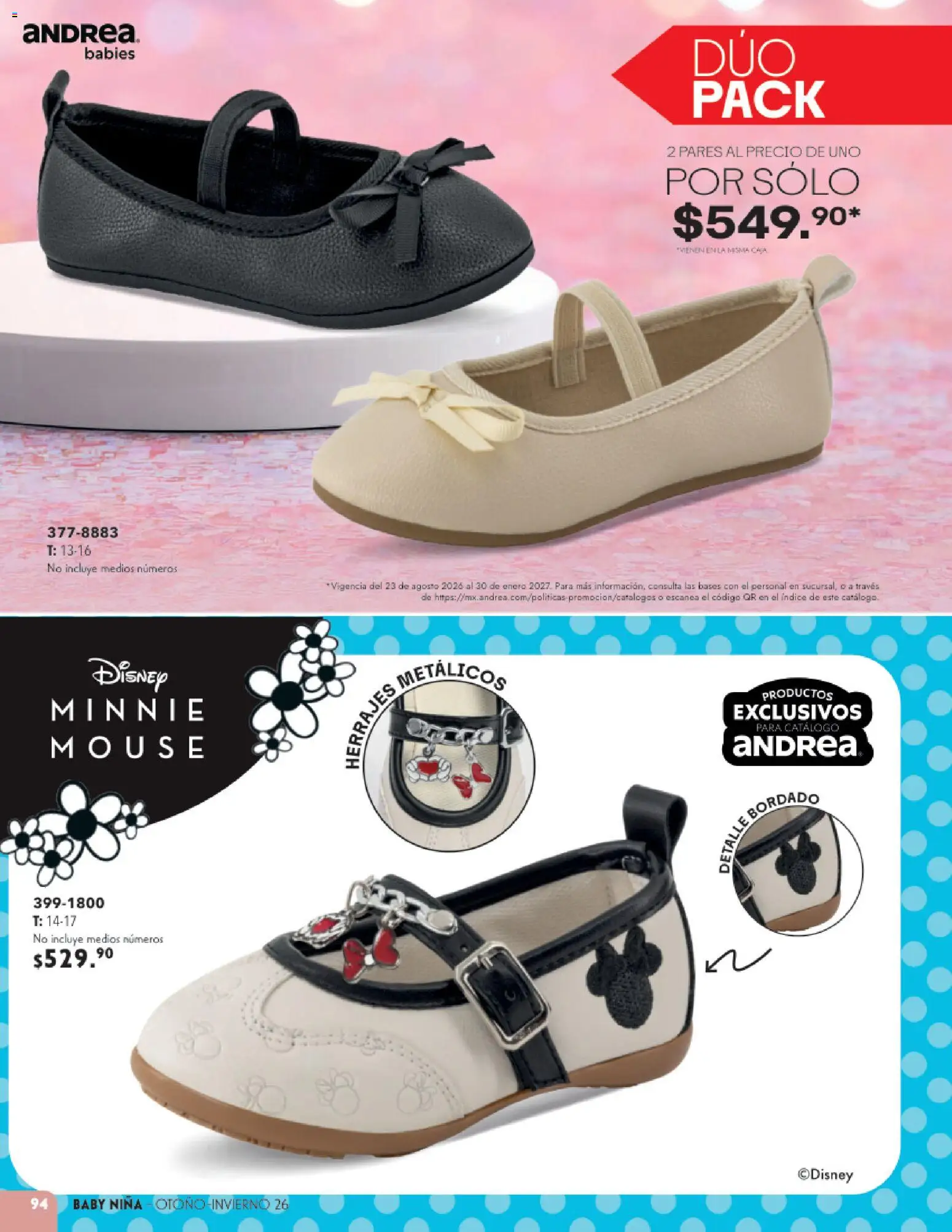 Vista previa las ofertas de la tienda Andrea - Andrea catálogo Infantil Baby desde el 23/08/2026 