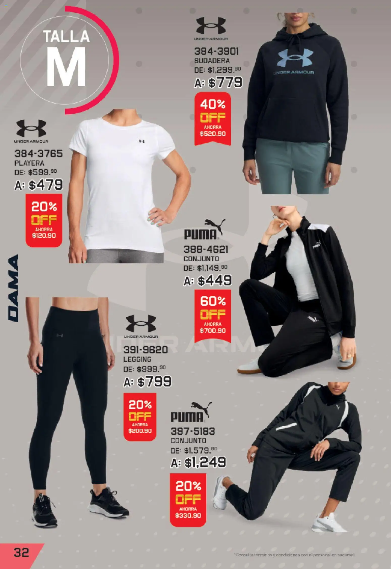 Vista previa las ofertas de la tienda Andrea - Andrea catálogo Lo mejor de marcas desde el 27/09/2026 - Playera, Sudadera, Conjunto