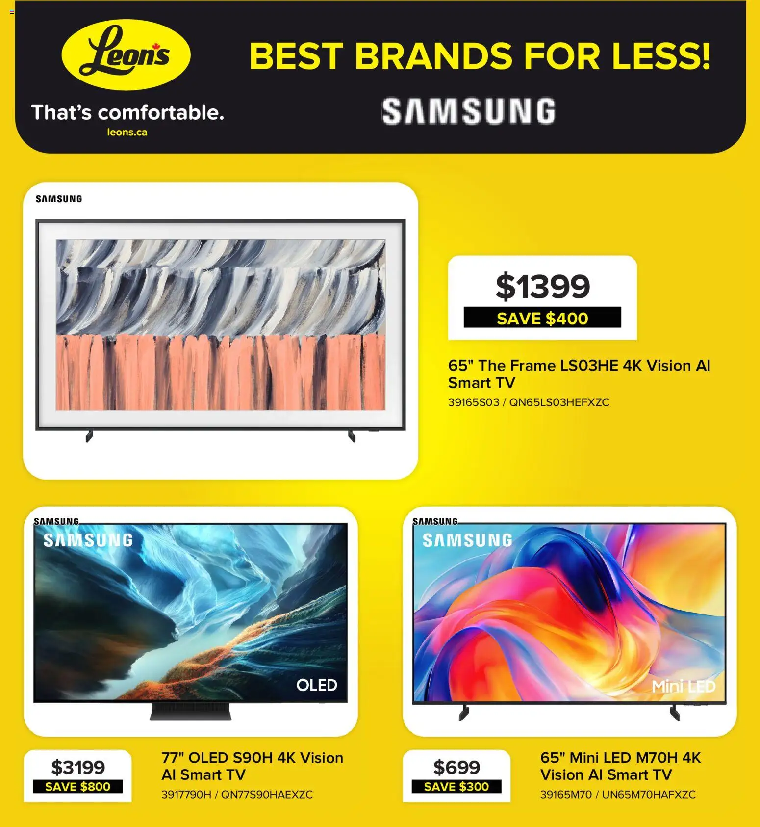 Preview of leaflet Leon's flyer - BBFL Electronics from shop Leon's is valid from Oct 08, 2026