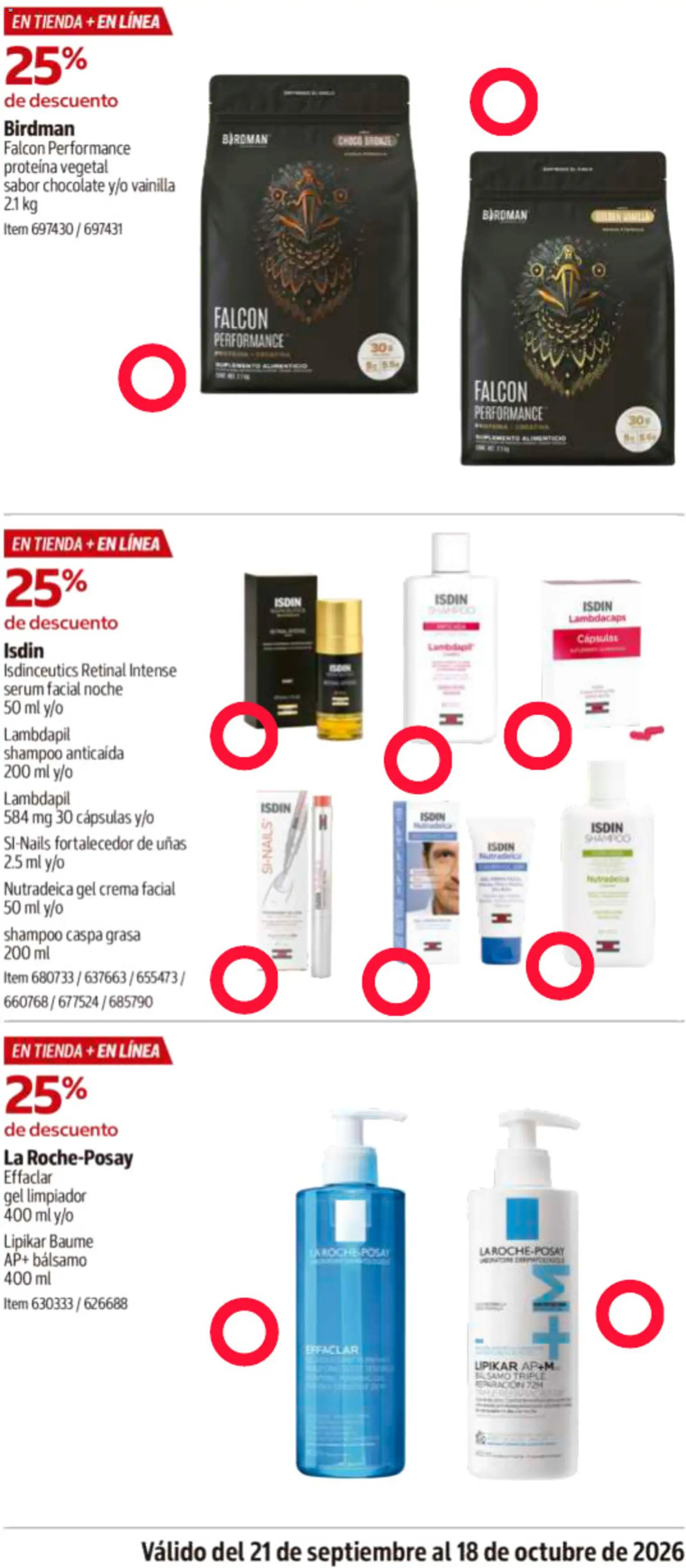 Vista previa las ofertas de la tienda Costco - Costco catálogo desde el 21/09/2026 - Chocolate, Shampoo, Proteína, Crema, Vainilla, Serum, Cápsulas, Limpiador