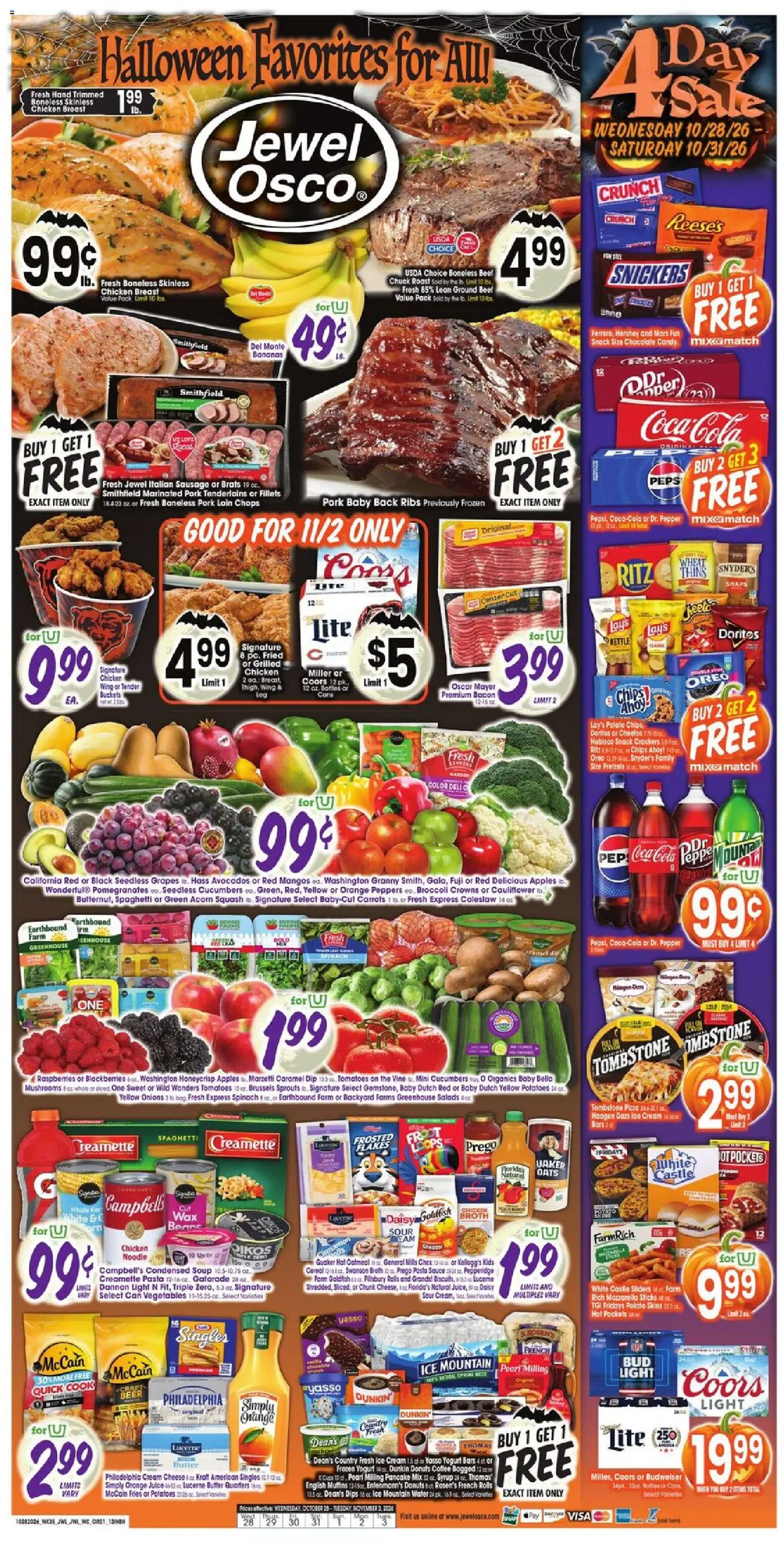 Ad Preview of Jewel Osco Jewel Osco Weekly Ad from 10/28/2026