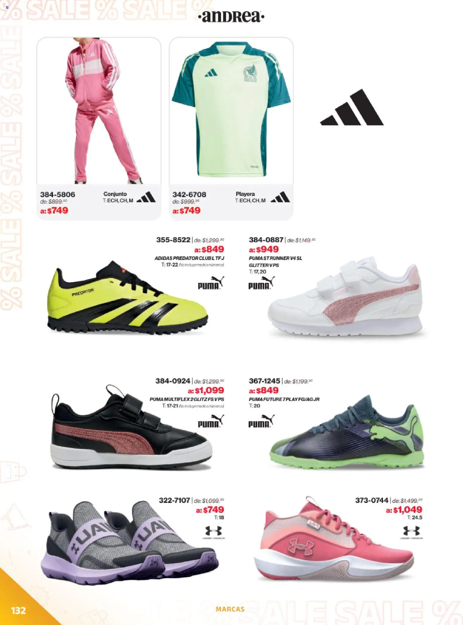 Vista previa las ofertas de la tienda Andrea - Catálogo Outlet desde el 21/12/2025 - Playera, Conjunto