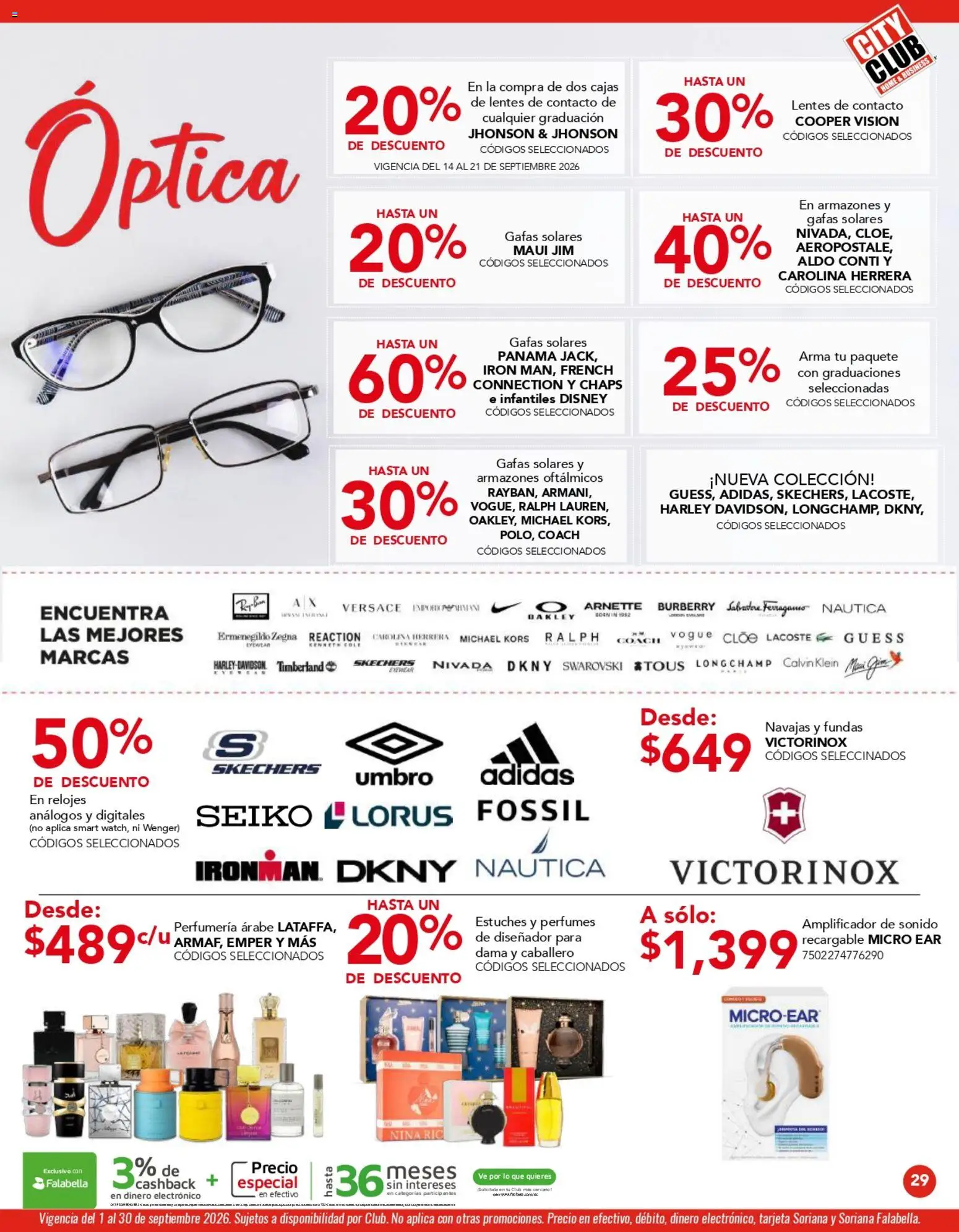 Vista previa las ofertas de la tienda City Club - City Club catálogo desde el 01/09/2026 