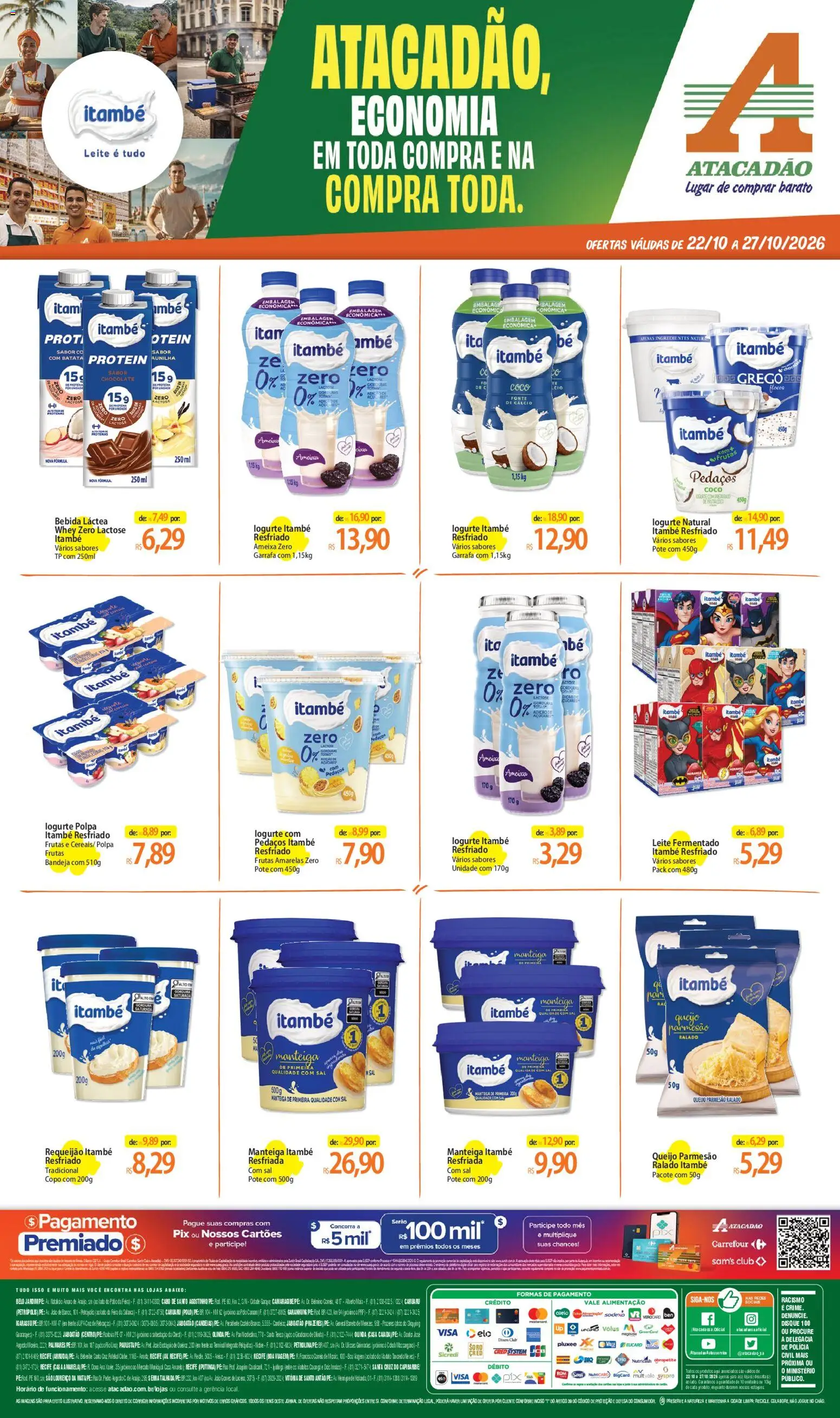 Pré-Visualização do folheto "Atacadão ofertas - PE" da loja Atacadão válido a partir de 22/10/2026